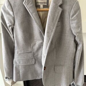 J. Crew Gray Sport Coat with Notched Lapels